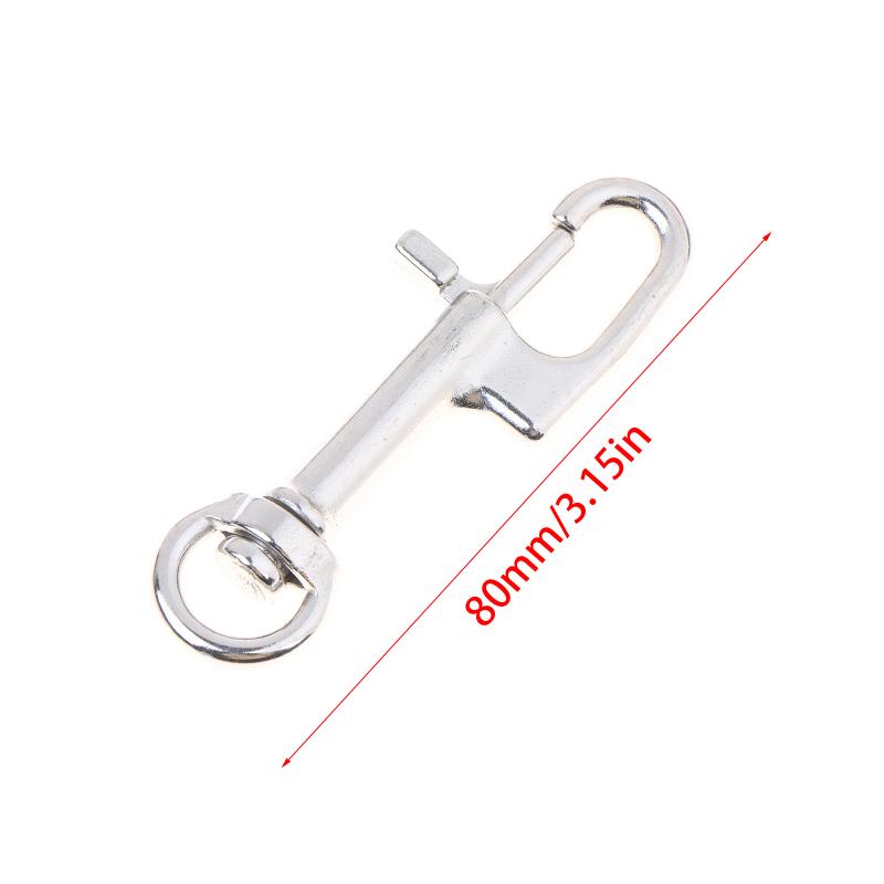 Dual Head Marine Diving D Ring Snap Hooks With Swivel Bolt Snap Hook Clip 316 Stainless Steel Oval Swivel Spring Snap Hook B