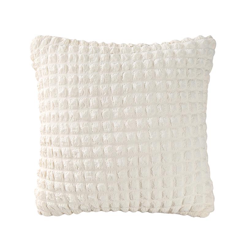 Modern Minimalist Seersucker Sofa Pillowcase & Backrest Cover