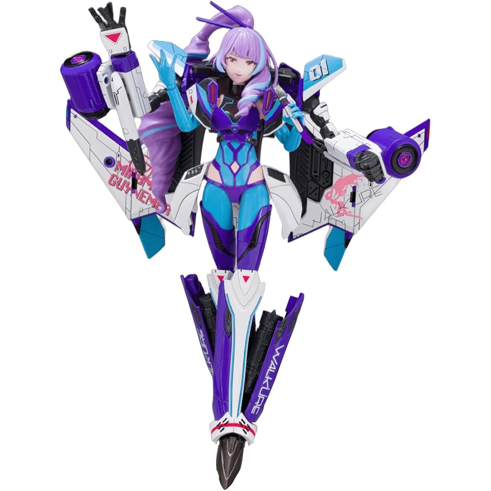 Aoshima Bunka Kyozai (AOSHIMA) VFG Macross Delta VF-31J Siegfried Mikumo-Ginnemer Total Height Ap...