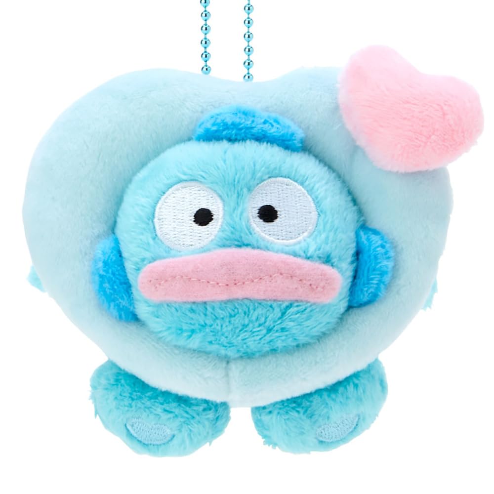 Sanrio Mascot Holder Character Grand Prize 3rd Edition Colorful Heart Series Hangyodon Half Fish HANGYODON Character 431761