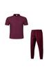 2026 Men's European & American Summer Henley T-Shirt + Drawstring Pants Set