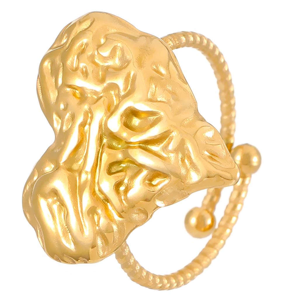 High Quality Popular Stainless Steel Animal Ring Women's High Quality Fashion Hip Hop Adjustable Temperament Titanium Steel Ring Wholesale