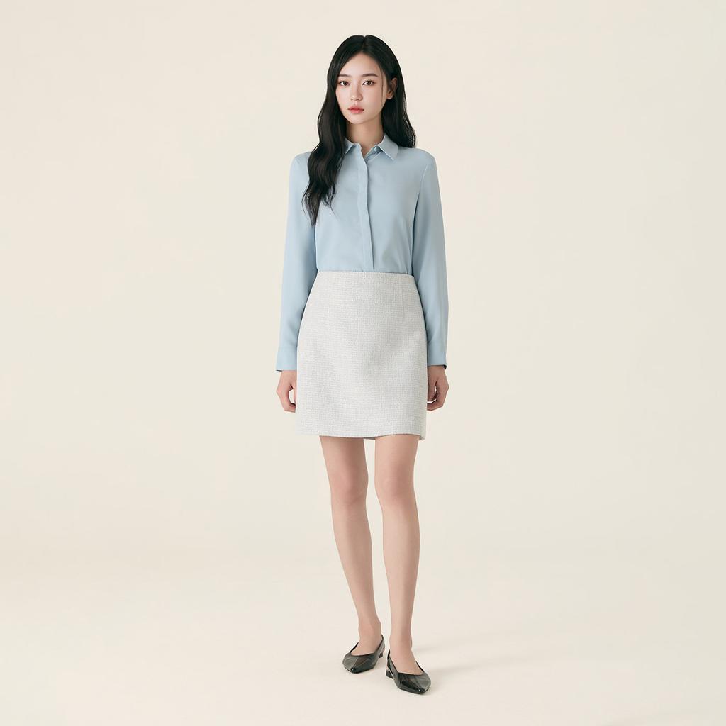 ROEM Tweed Mini Skirt Rmwhg11S51