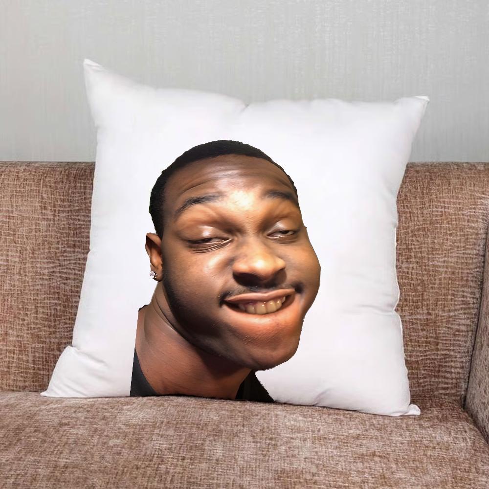 Funny Ugly Man Pillow Case For Home Bedroom Car Office Decoration Living Room Sofa Cushion Cover Suitable