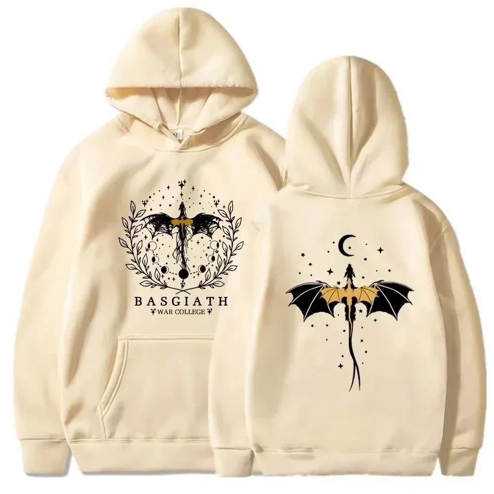 European American Fashion Men Women's Hoodies Fourth Wing Graphic Print Pullover Casual Kids Hoodies Long Sleeve Clothing