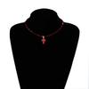 Versatile Triangular Crystal Crosses Pendant Necklace Perfect For Daily Activities Special Occasions And Gift Giving