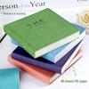Square Leather English Vocabulary Pocket Notebook 