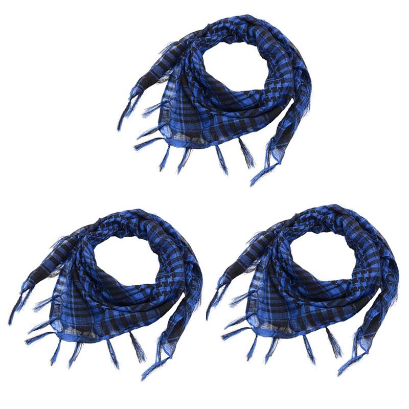 123Pcs Tactical Keffiyeh Shemagh Arab Scarf Shawl Neck Cover Head Wrap Cotton Winter Scarves Men'S Outdoor Hiking Shawl