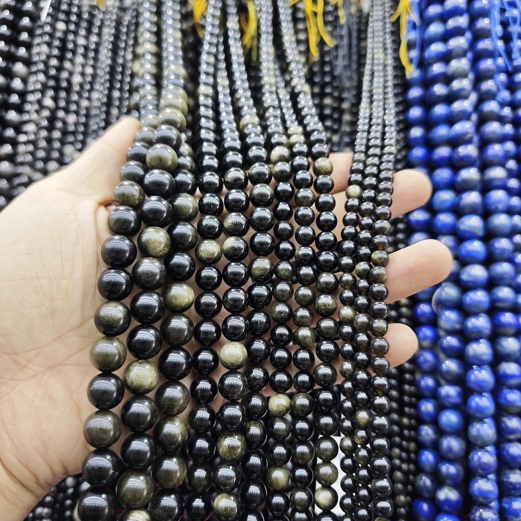 High-Purity Terahertz Titanium Round Beads Bracelet DIY Jewelry Accessory