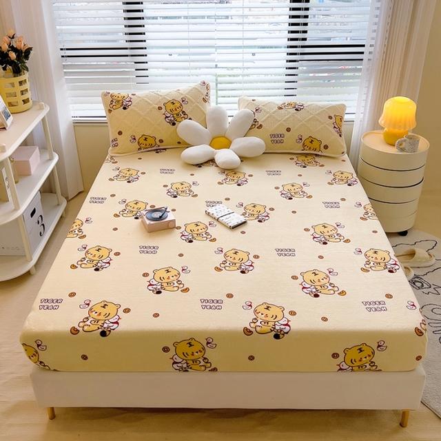 

Зимний чехол на матрас Теплый Толстый Эластичный Натяжной Фланелевый Защитный чехол на матрас размера Queen King 150x200 Домашнее постельное белье 90x200cm