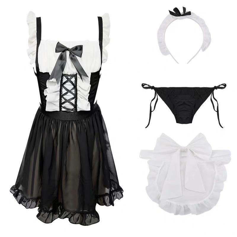 Sexy uniform suit lace pure lust cute maid suit osply apron maid sexy lingerie uniform