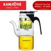 KAMJOVE Multi Style Glass Kung Fu Tea Pot, One click Filter, Kung Fu Teapot Press, Auto Open Art Portable Teacup, 500ml-750ml