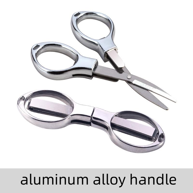 Foldable Fishing Scissors Portable Multifunctional Stainless Steel Line Cutter for Angling Fishing Tackle Accessories