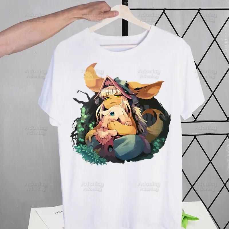 

Сделано в Бездне Японское Аниме Футболка Мужская Унисекс Аниме Мужская Рико Рег Футболка Homme Лето Лиза Наначи Митти Топы Короткий Рукав 2XL