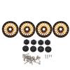 4PCS RC 2.6in Wheel Rim Aluminium Alloy Easy Installation Light Weight RC Car Parts for Axial RR10 90048 1 10 RC Car
