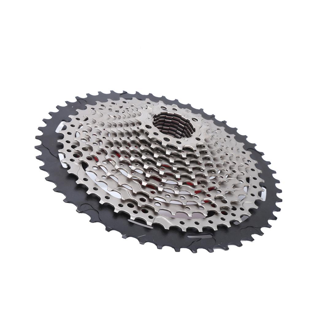 GUB Mountain Bike 13 Speed Freewheel 11‑50T Black and Silver Bicycle Cassette Flywheel
