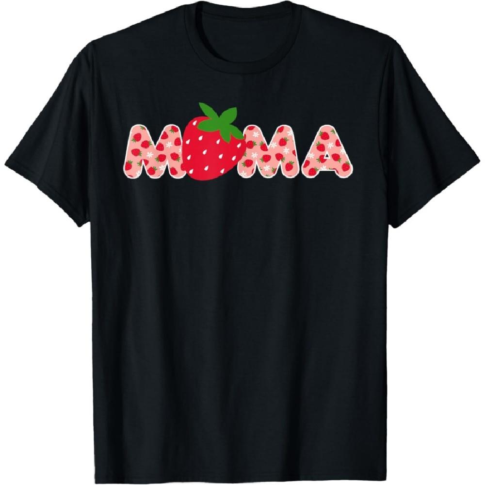 

Mama Strawberry First Birthday Family Funny Strawberry T-Shirt XXXXXL чорний