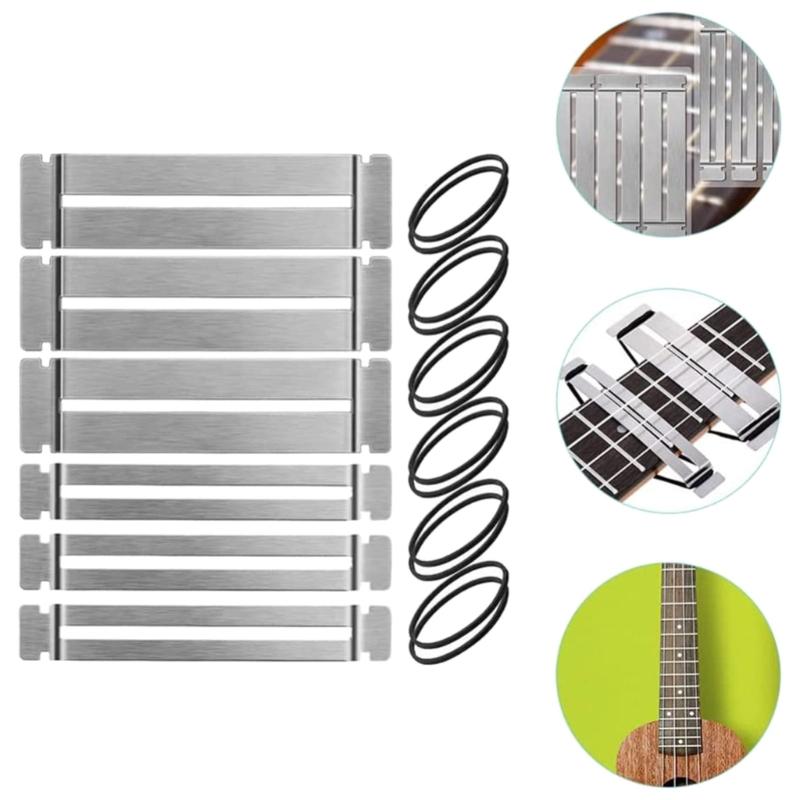 Stainless Steel Guitar Fingerboard Guard Bass Protector Fret Guard Guitar Tool