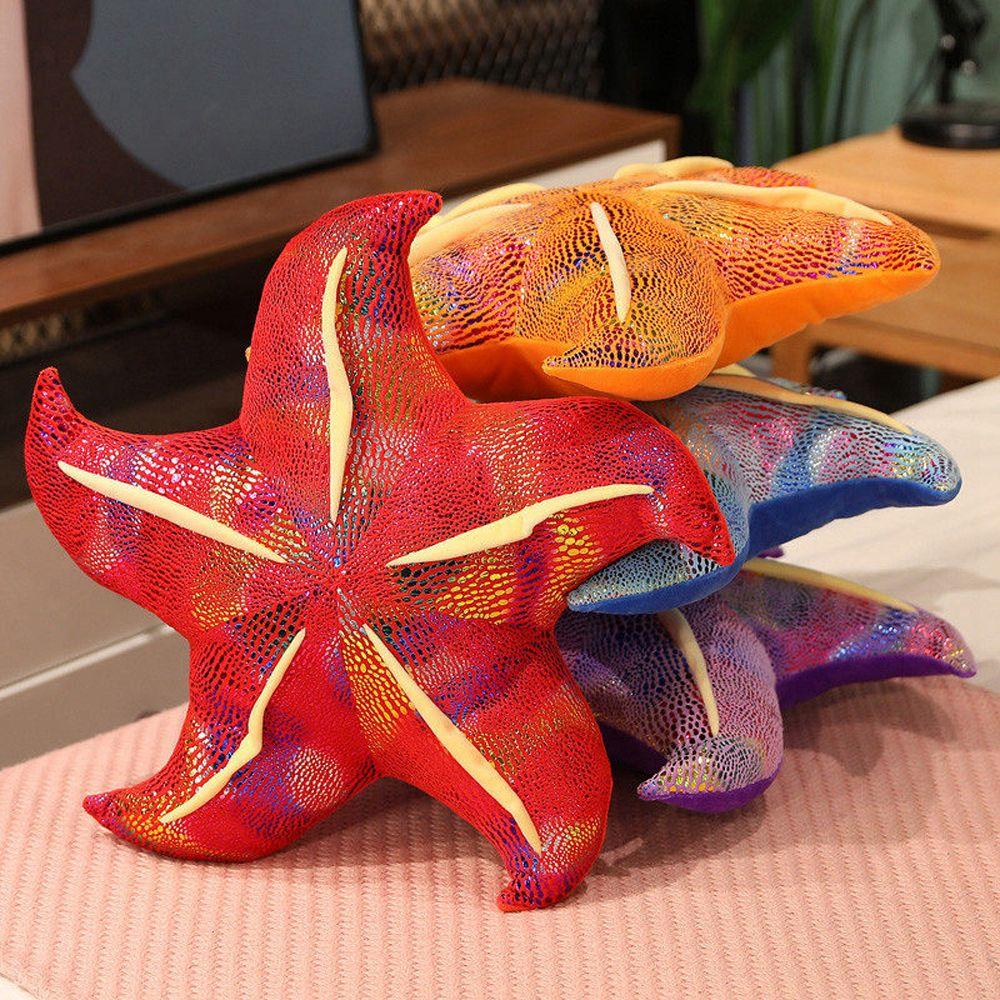 Toy Marine Animal Plush Toy Sleeping Back Cushion Starfish Plush Doll Starfish Stuffed Toys