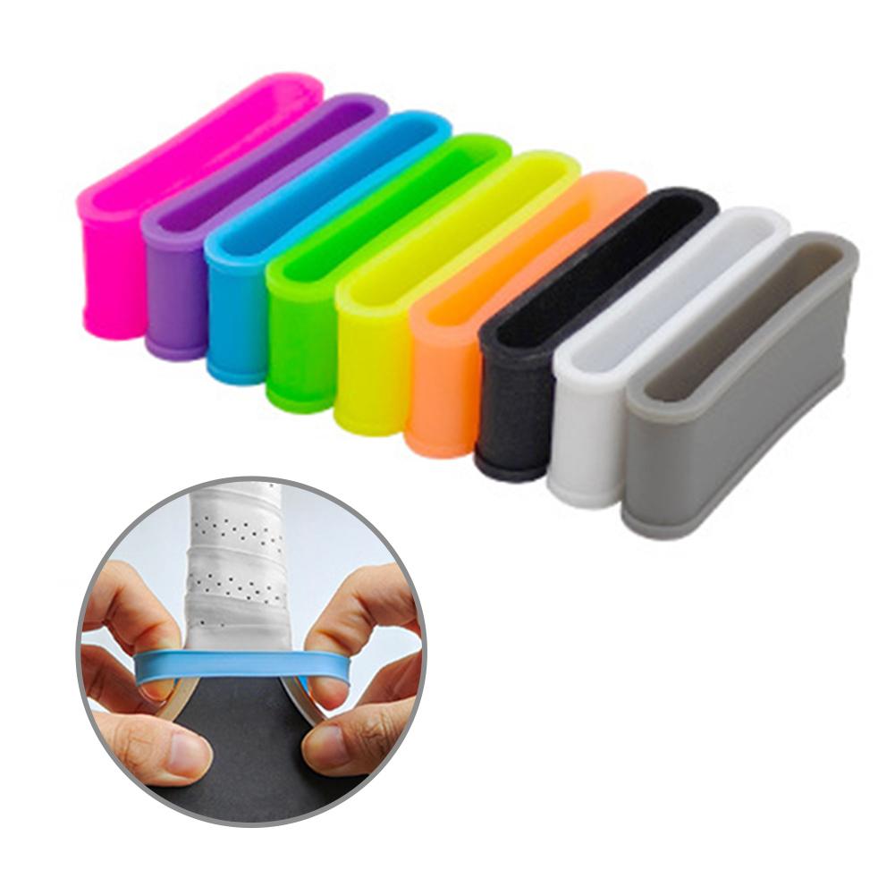 9pcs Silicone Grip Bands for Tennis Racquets and Pickleball Paddle Overgrips