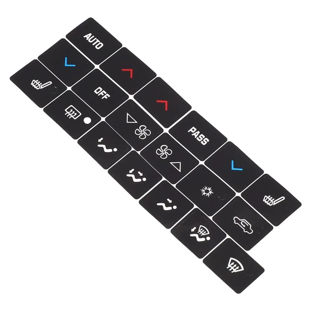 1 Set A/C Climate Control Button Repair Decal Sticker For Buick Lacrosse 2005-09