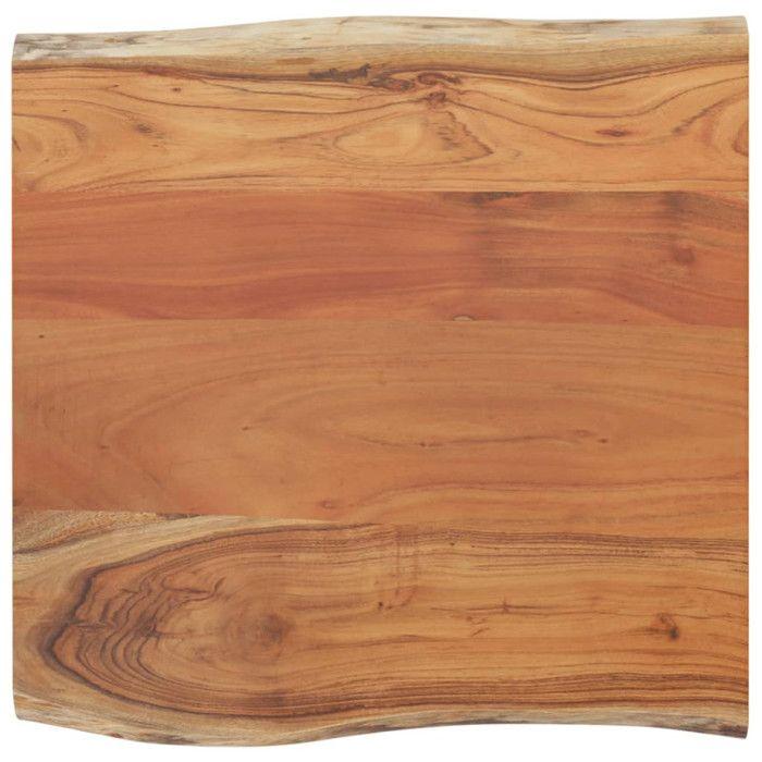 VidaXL Table Top 60x60x2.5 Cm Square Solid Acacia Wood, Square Table Top, Dining Table Top, Plank of 370618