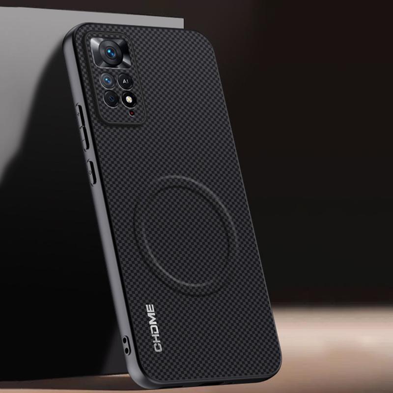 Für Xiaomi Redmi Note 11 11S Hülle Luxus Auto Magnetischer Halter Handyhülle Für Redmi Note11 S 4G TPU Silikon Stoßfeste Rückseite