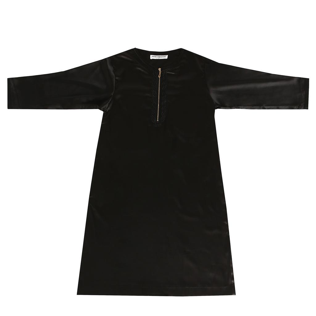 Muslim Saudi Arab Kids Boys Kaftan Robe Dishdasha Abaya Thobe Jubba Thoub Dress