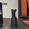 Dust-resistant Desk Ornament 3D Printed Cat Ornament, Minimalist Geometric Design, One-Piece One-piece Sculpture Durable Sculpture, for