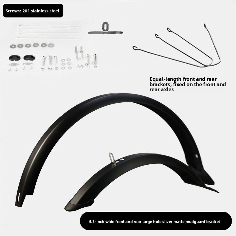 Ultra-Light 20 Inch Mountain Bike Mudguard Full Coverage Mud Tile Wide Water Board Bicycle Riding Equipment Accessories