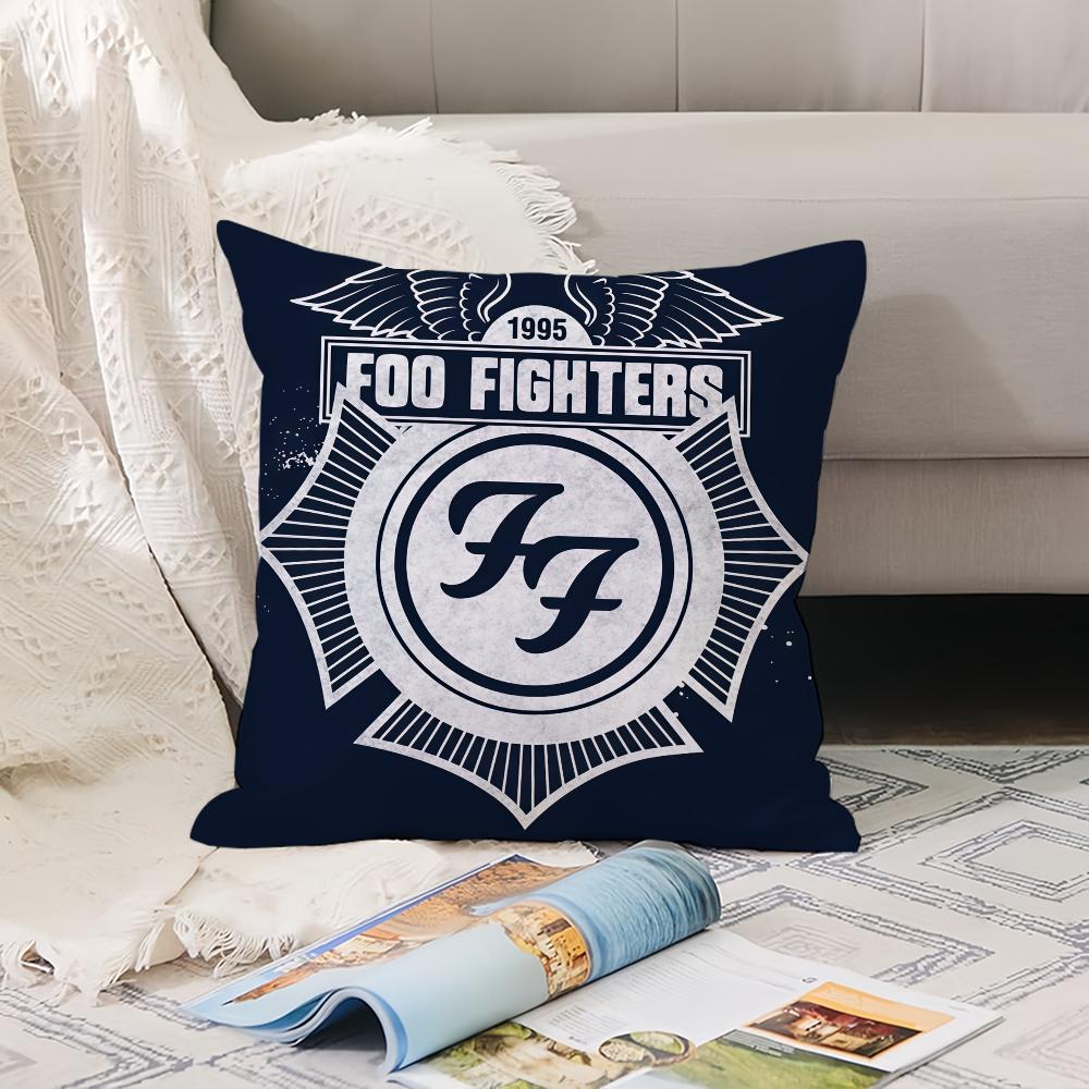 Hot Rock Band F-Foo F-Fighters Pillow Case Office Cushions Suitable For Sofa Car Bedroom Decorative Cushion Cover