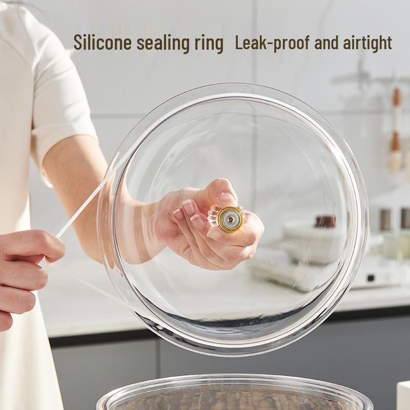 Household Multi-Functional Pest & Moisture-Proof Storage Container for Rice, Grains, Nuts, Tea