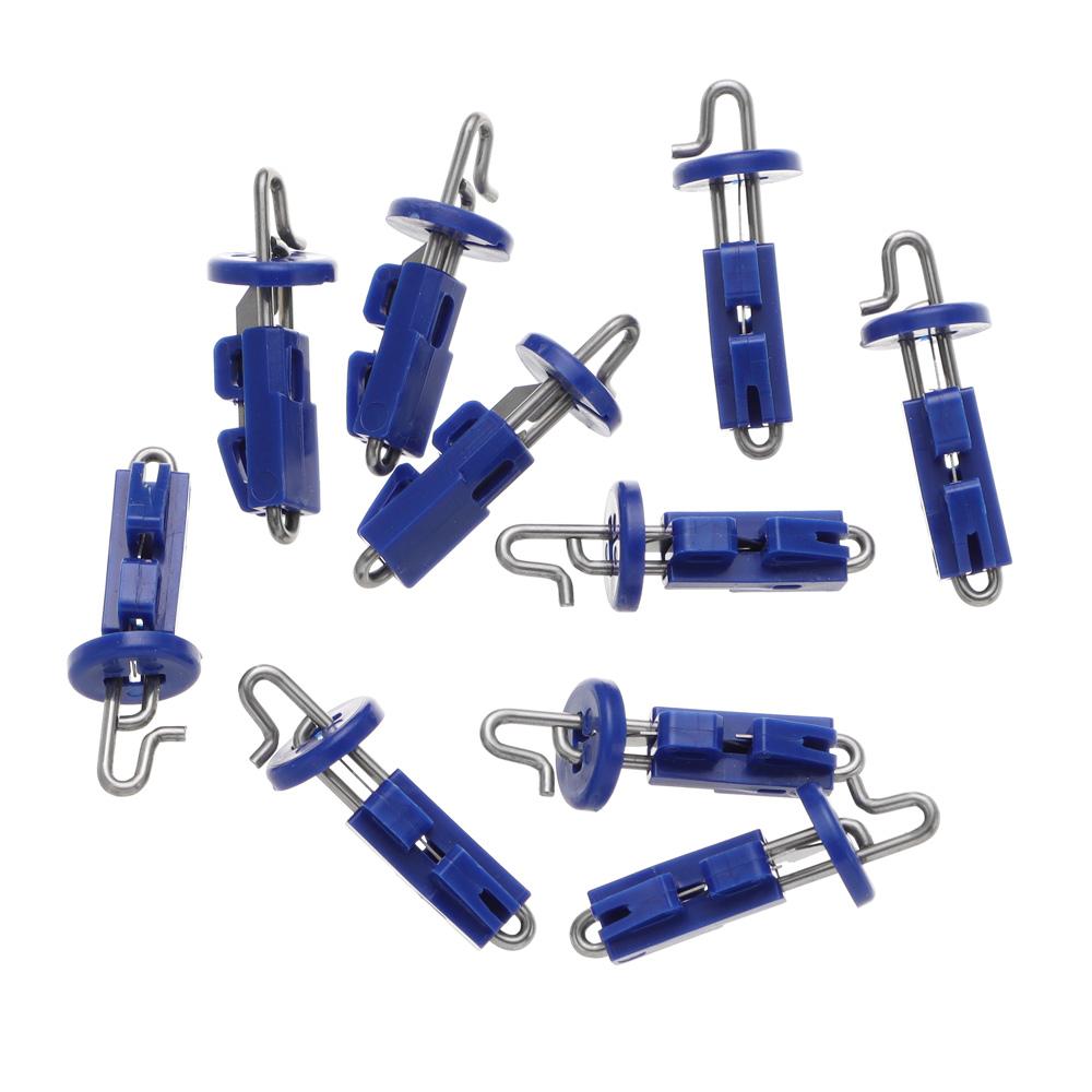 10pcs Splash Down Solo Hook Bait Clip Sea Fishing Bait Release Clip Multifunction Breakaway Style Snap Release Outdoor Sports