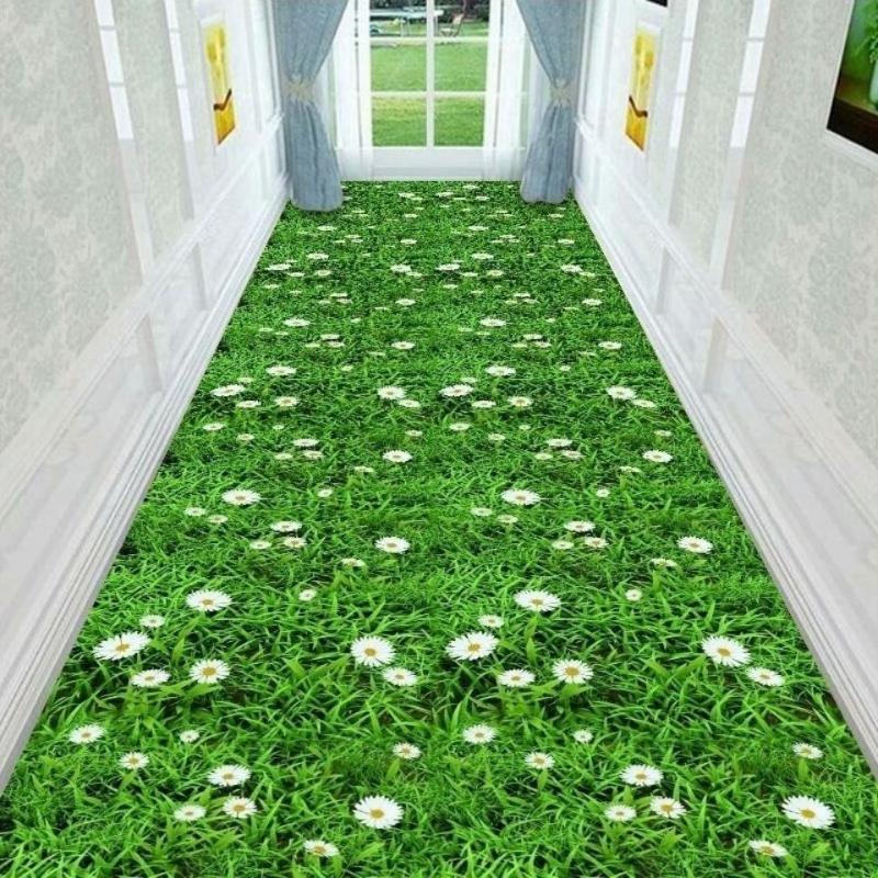 3D Carpet Living Room Carpet Bedroom Hall Entrance Hallway Mat Kitchen Non-slip Carpet