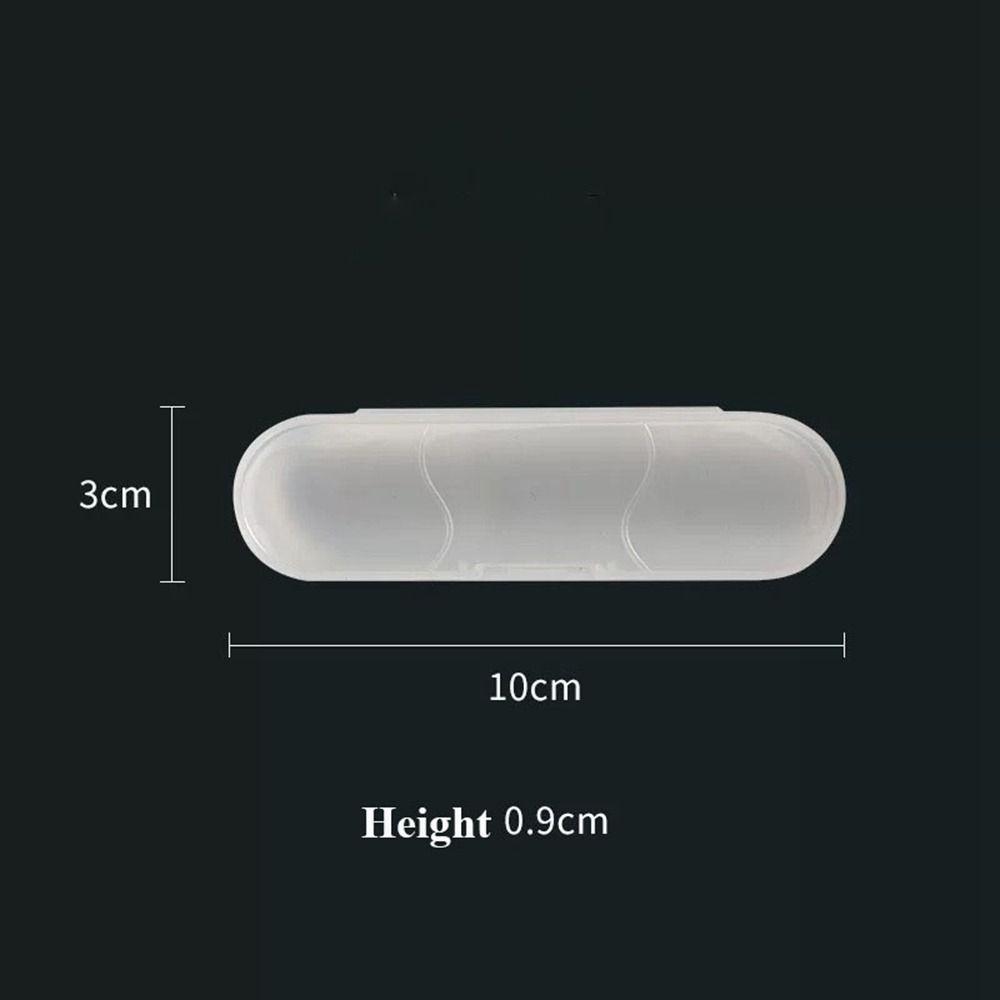 4pcs 10 Styles Dustproof Box Transparent Tweezers Packaging Parts Box  Parts Storage Box