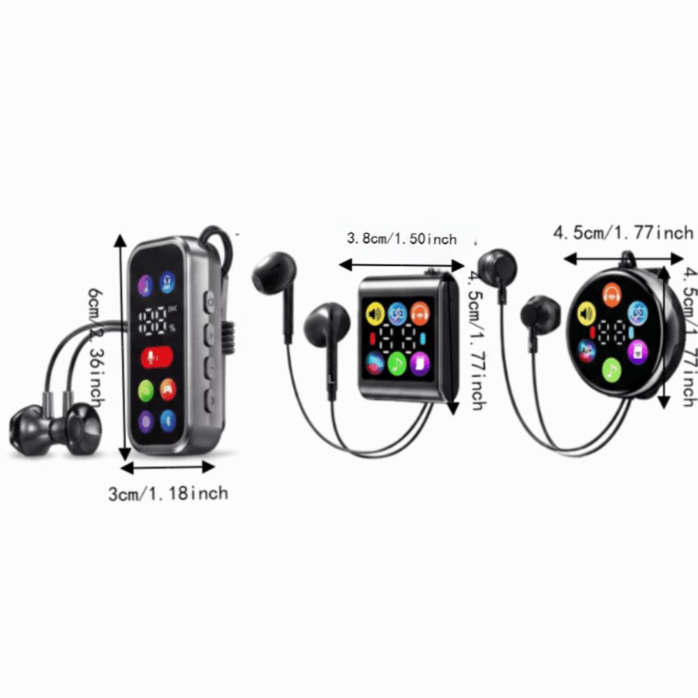 LED Display Bluetooth Earphones LED Color Screen Wireless Earphones Professional