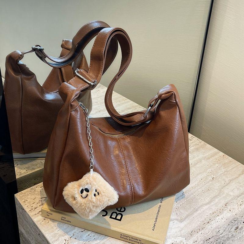 Light Luxury Minority Fancy Bag Women's 2025 New Arrival Easiest for Match Crossbody Dumpling Bag Large Capacity Commuter Tote