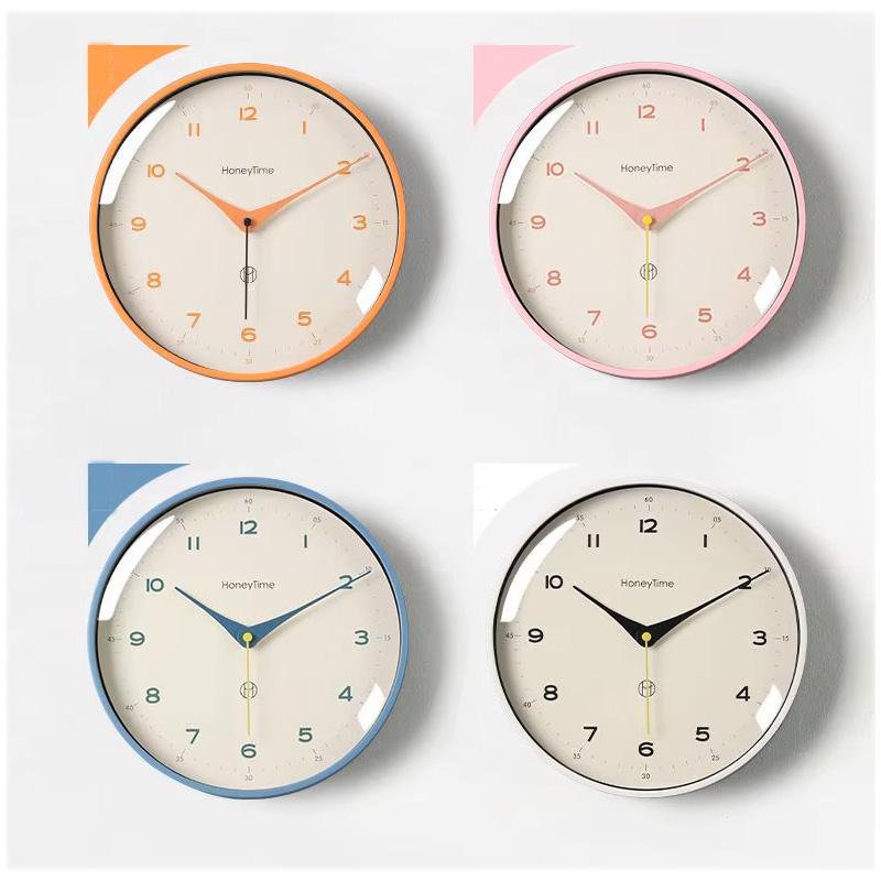 12/10 Inch Silent Wall Clock Non-Ticking Quartz Battery Operated Modern Decorative Clock for Home Bedroom Office Decro