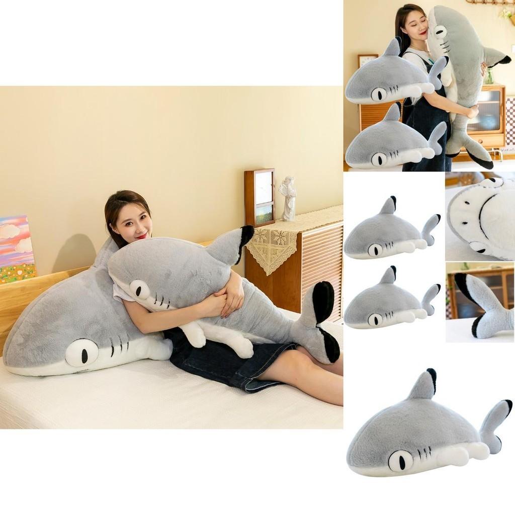 Unique And Adorable Shark Cat Stuffed Animal Great For Comfort And Playtime, Available In Multiple Sizes