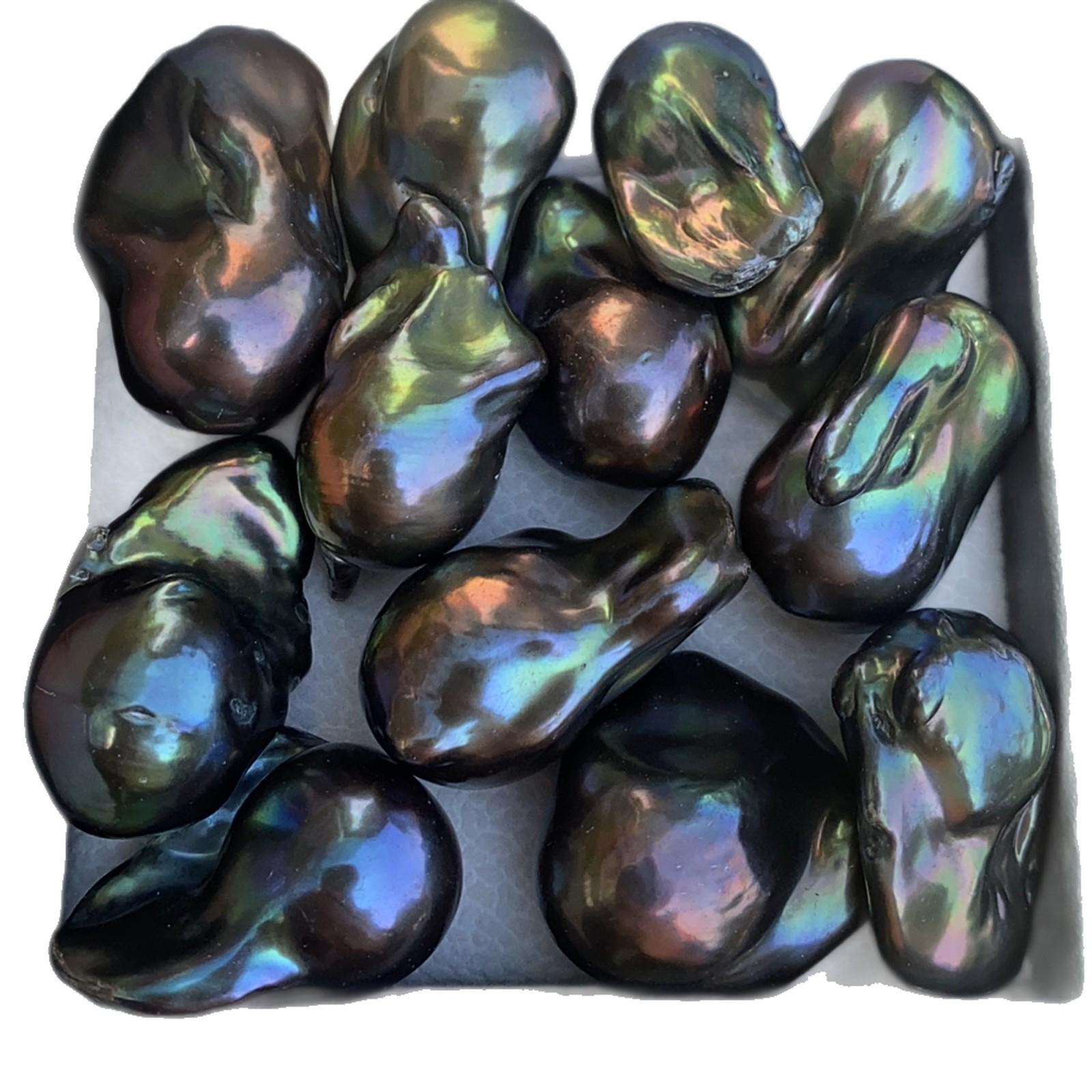 Переливающиеся жемчужины из пресноводного жемчуга в стиле барокко, форма  рыбий хвост , 13-16 мм, для подвесок DIY 13-16mm