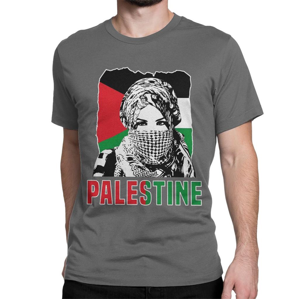 Men Women Shemagh Palestine T Shirts Arabic Hatta Kufiya Keffiyeh Cotton Tops Funny Short Sleeve O Neck Tees Party T-Shirts