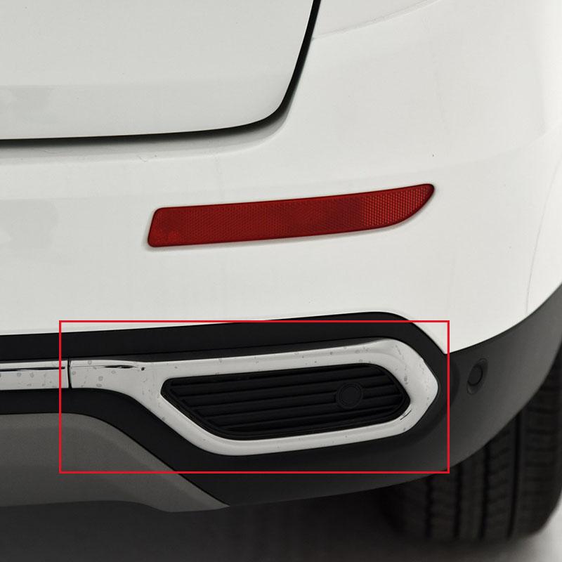 For Renault Koleos 2 II 2017 2018    2022 Car Rear Bumper Tail Chrome Decorative Trim Cover