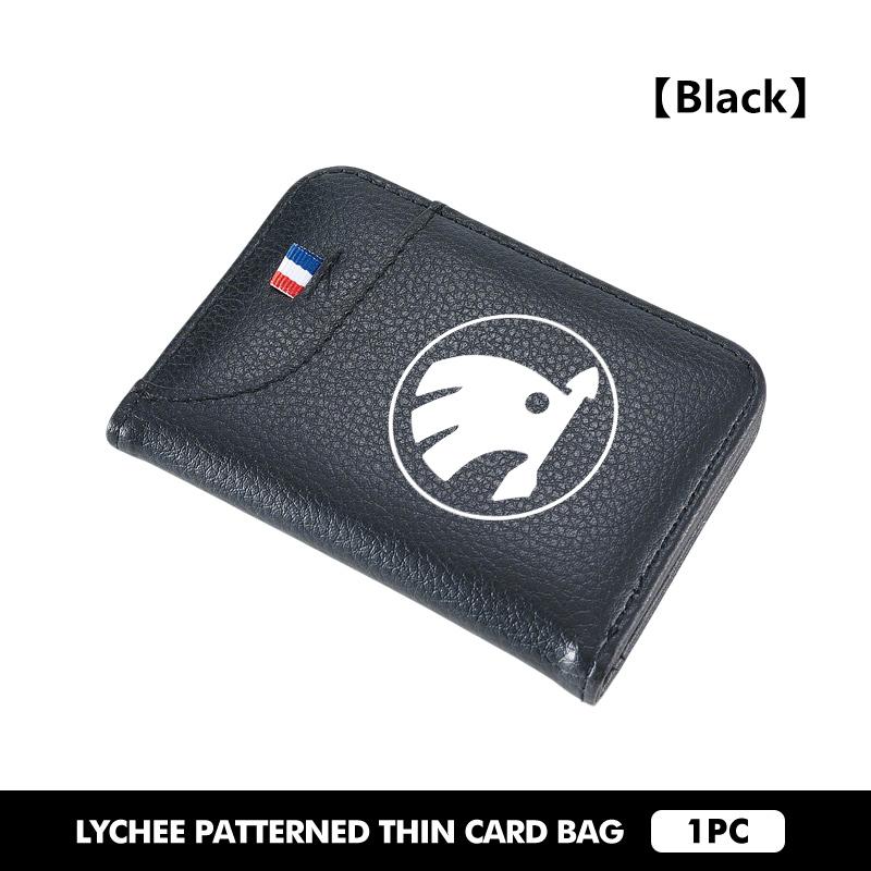HAZJ3 Car Wallet Driver's Licence Insurance Card Holder Multi Pocket Wallet For Skoda S Kodiaq Octavia 2 3 Yeti Karoq Rapid Fabia VII