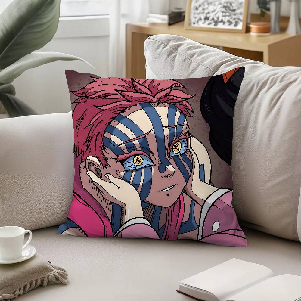 

Аниме А-аказа Наволочка Чехол для подушки Мягкий Милый Наволочка для диванной подушки Полиэстер на молнии 16x16Inch