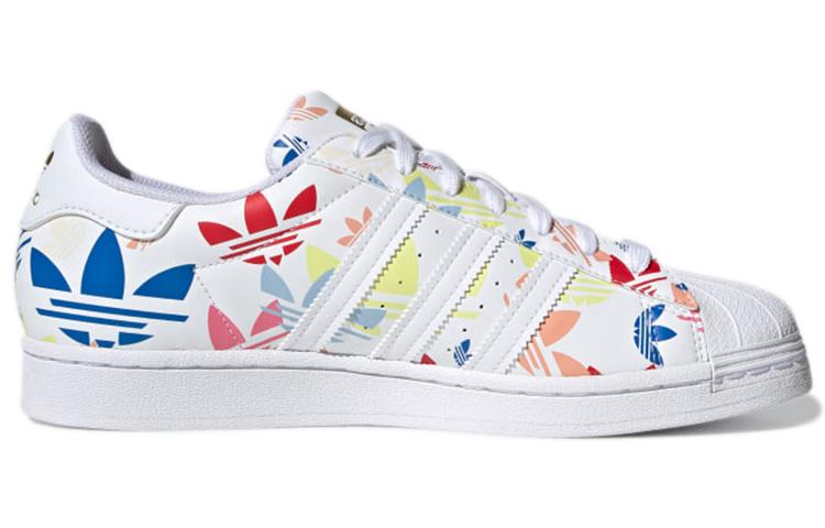 adidas Superstar 'Allover Trefoil - Biały Wielokolorowy' H00183