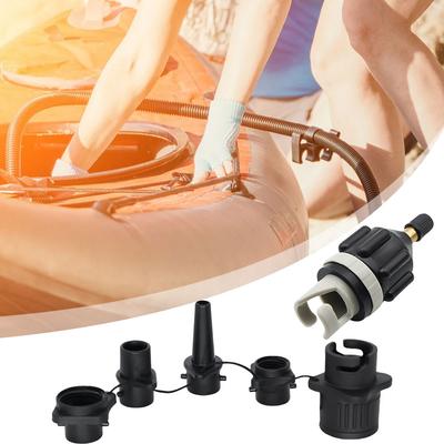 Luftventiladapter mit Düsen Luftventil-Umwandlungskopf Paddleboard-Pumpenadapter für Schlauchboot Stand-Up-Paddleboard Bett