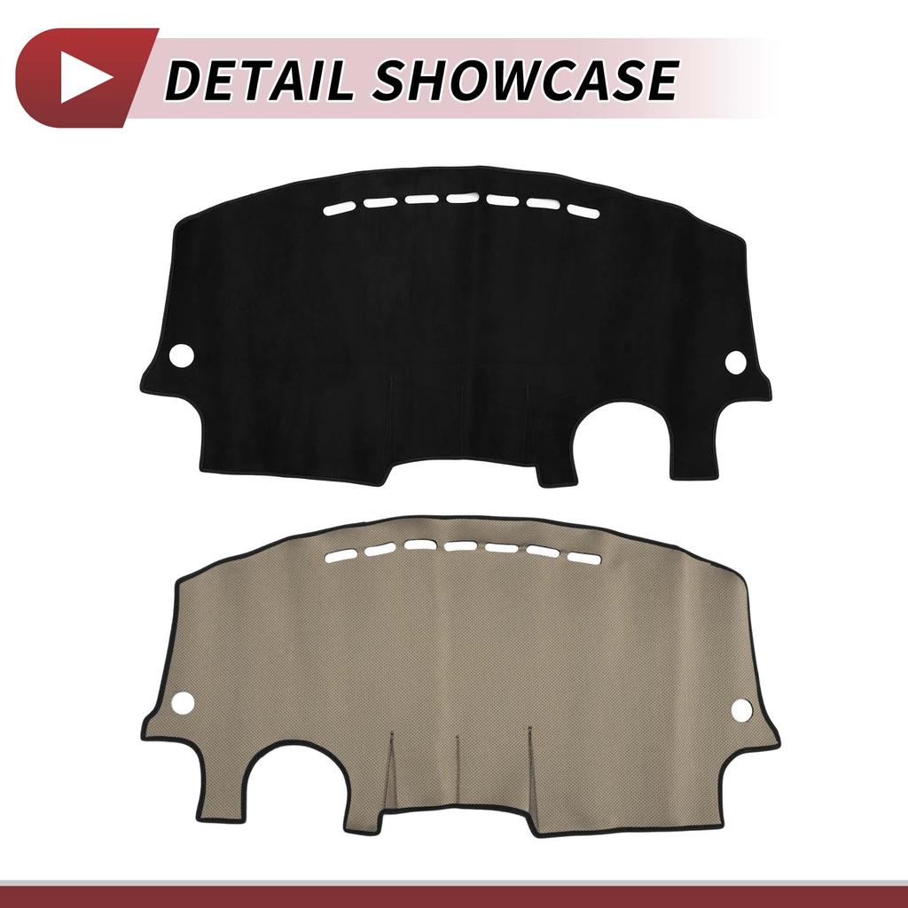 HEROFFIX VW Compatible with Volkswagen Beetle Dashboard Interior Dashboard Sun Black Custom Parts Accessories (2003-2011) Mat, Cover, Protection,