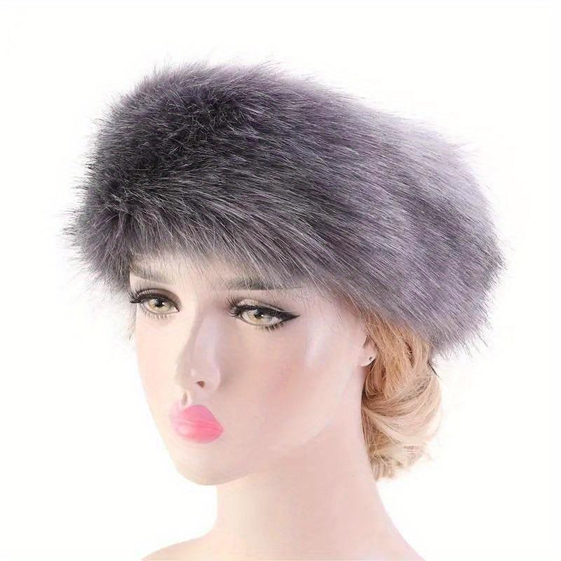 Winter Imitation Fox Fur Keepwarm Headband Fashionable Hair Accessories For Women Girls