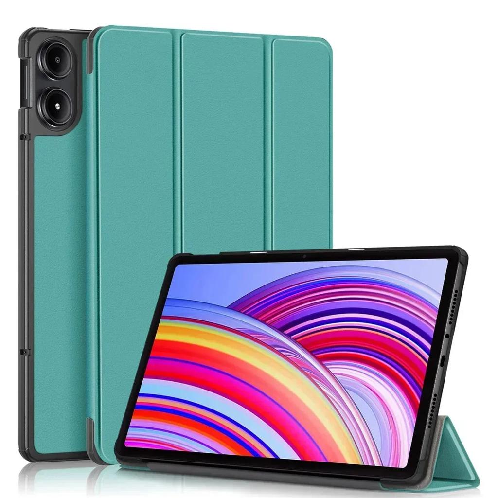 Tablet Case For Redmi Pad Pro 12.1 Inch Tri-Folding Stand Smart Leather Cover For Redmi Pad Pro 12.1" Funde Tablets