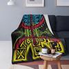 Berber Flag With YAZ Amazigh Symbol Blankets Soft Warm Flannel Throw Blanket Cover for Bed Living Room Picnic Travel Home Sofa